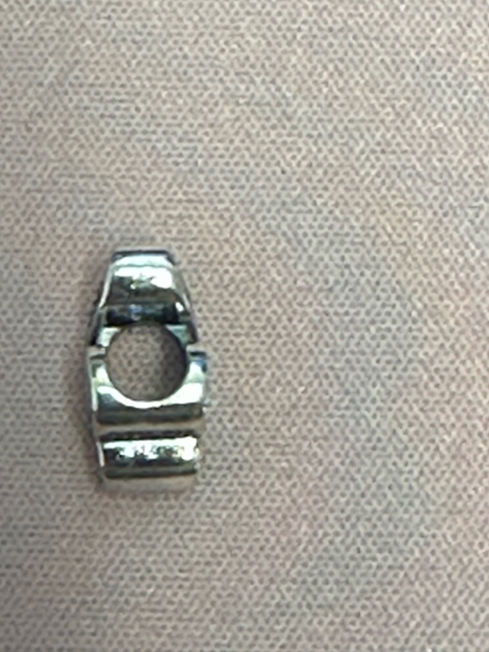 Pandora Silver Treble Clef Charm with Clear Crystals - Picture 4 of 5